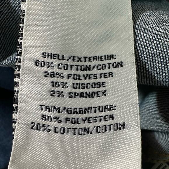 Bagatelle Womens Size 12 Blue Jean Denim Maxi Long Skirt High Front Split 33x35 - Picture 8 of 9